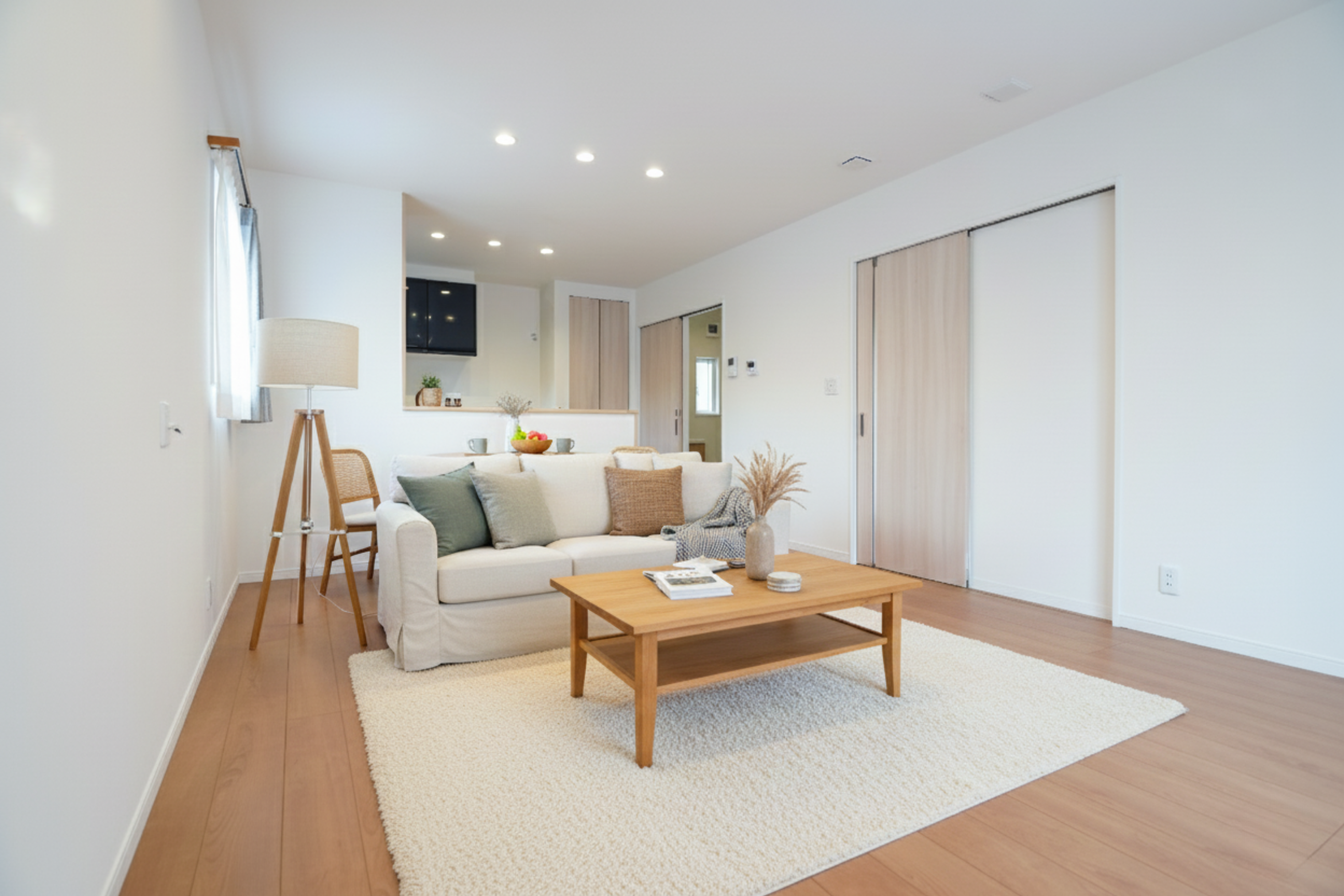 適材適所の収納で無理せず片付く家・内観